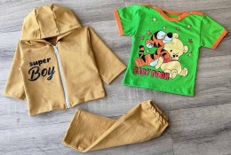 Костюм "Boy" гірчичний, хлопчик 3-6-9-12 місяців
