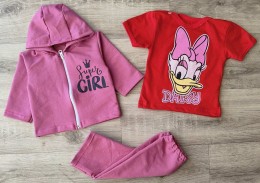 Костюм "Girl" червоний, дівчинка 3-6-9-12 місяців