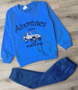 Костюм «Adventures» синий, мальчик 2-3-4-5 лет