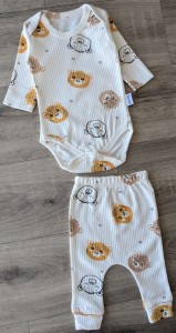 Комплект «Медвежонок» желтый, мальчик 0 -3-6 месяцев