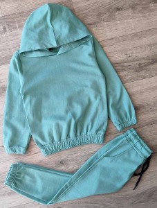 Костюм Difa Kids "Однотонный" зеленый (бирюзовый), унисекс 6-7-8-9 лет