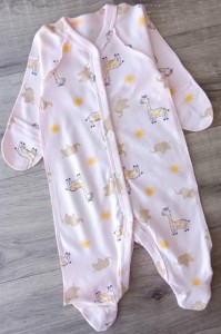 Чоловічок "Слоник" рожевий, дівчинка 0-3-6-9-12 місяців