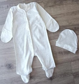 Чоловічок "Плями" молочний, унісекс 0-3 місяців