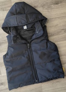 Жилет "Однотонний", чорний, хлопчик 3-5-7-9 років