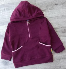 Кофта "Застібка", бордовий, дівчинка 1,5-2-3-4 роки