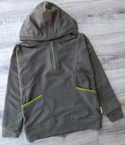 Кофта "Застібка", зелений, хлопчик 5-6-7-8 років