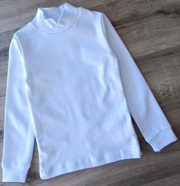 Водолазка  "Однотонна", білий, унісекс 7-8-9-10 років
