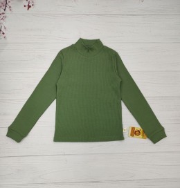Водолазка  "Однотонна", зелений(олівка), унісекс 7-8-9-10 років