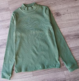 Водолазка  "Однотонна", зелений(олівка), унісекс 11-12-13-14 років