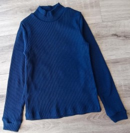 Водолазка  "Однотонна", синій, унісекс 11-12-13-14 років