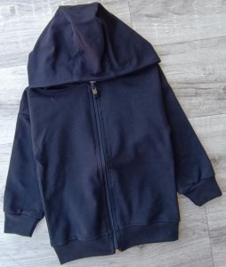 Кофта "Однотонна", чорний, унісекс 3-4-5-6 років