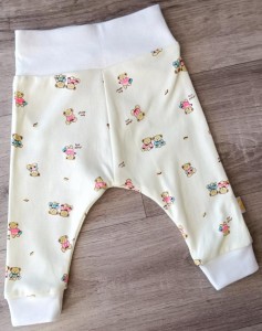 Штани "Медведики" , жовтий, унісекс 6-9-12 місяці