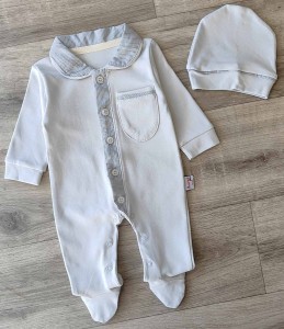 Чоловічок Murat Baby "Кишеня" сірий, хлопчик 0-3 місяців