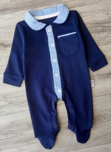 Чоловічок Murat Baby "Кишеня" синій, хлопчик 0-3 місяців