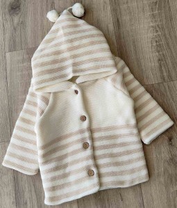 Кофта Veycan Baby "Смужки" бежевий, унісекс 12-24 місяців
