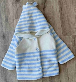 Кофта Veycan Baby "Смужки" блакитний, хлопчик 12-24 місяців