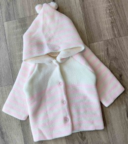 Кофта Veycan Baby "Смужки" рожевий, дівчинка 12-24 місяців