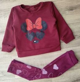 Костюм «Мінні» бордовий, дівчинка 1-2-3-4 років