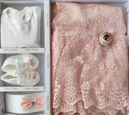 Комплект Baby Biss "Розочка" персиковый, девочка 3-6 месяцев