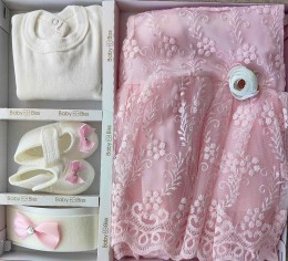 Комплект Baby Biss "Розочка" розовый, девочка 3-6 месяцев