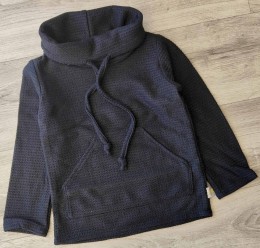 Кофта "Плетение", чорний, унісекс 7-8-9-10 років