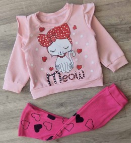 Костюм «Кішка» персиковий, дівчинка 1,5-2-3-4 років