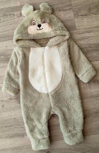 Человечек Kidex "Мишка" зеленый(оливка), мальчик 3-6-9-12 месяцев