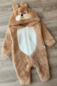 Человечек Kidex "Мишка" коричневый, мальчик 3-6-9-12 месяцев