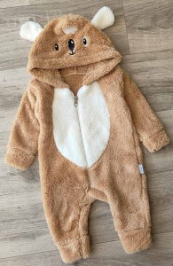Человечек Kidex "Коала" коричневый, мальчик 3-6-9-12 месяцев