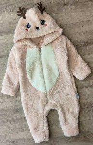 Человечек Kidex "Олененок" бежевый, девочка 3-6-9-12 месяцев