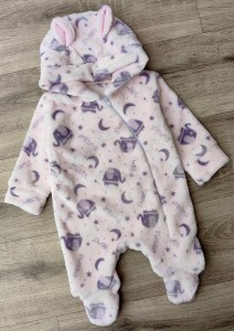 Чоловічок «Слоненятко» рожевий, унісекс 0-3 місяців