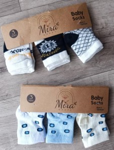 Шкарпетки Mira «Мікс малюнків» мікс кольорів, хлопчик 0-12 місяців