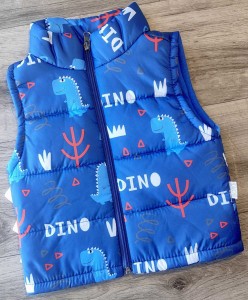 Жилет Boni "Dino" синій, хлопчик 1-2-3 років