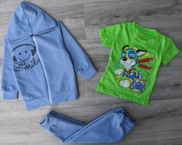 Костюм «Патруль» блакитний(блідий), хлопчик 1-2-3-4-5 років