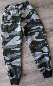 Штани "Плями", зелений, хлопчик 7-8-9-10 років