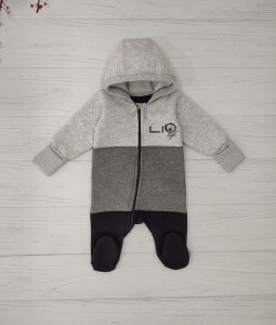 Чоловічок "Lio" сірий, хлопчик 3-6-9-12-18 місяців