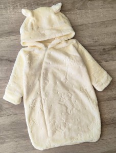 Кокон «Зебра» жовтий, унісекс 0-3 місяців