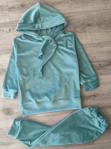 Костюм "Велюр" зелений (м'ятний/бірюзовий), унісекс 3-5-7-9 років