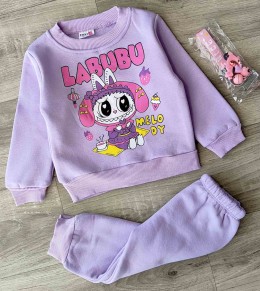 Костюм  Foxx Kids '''Labubu'', фиолетовый (сиреневый), девочка 1-2-3-4 года