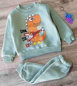 Костюм Aybeyce Kids «Cool rock» зеленый (бирюзовый), мальчик 1-2-3-4 года