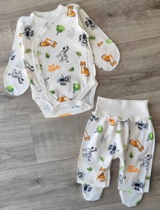 Комплект «Best friends» білий, унісекс 0-3 місяців