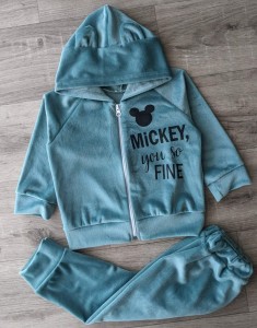 Костюм "Mickey fine" зелений (м'ятний/бірюзовий), дівчинка 1-2-3 років