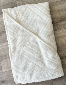 Рушник "Ромбік" молочний, унісекс 100*80