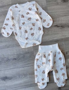 Комплект "Коала 2" білий, унісекс 0-3 місяців