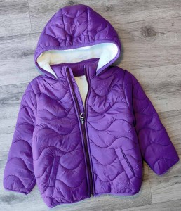 Курточка MDM  "Лінії", фіолетовий, дівчинка 6-7-8-9-10 років