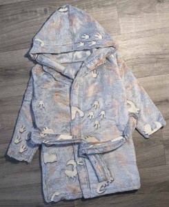 Халат "Дино" коричневый, унисекс 2-3-4-5 лет