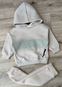 Костюм Bebico "Квадратик" бежевый, мальчик 9-12-18-24 месяцев