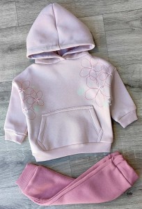 Костюм Bebico "Цветочек" коричневый (терракотовый), девочка 9-12-18-24 месяцев