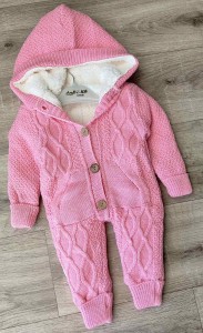 Человечек Oz-ka Bebe "Плетенка" розовый, девочка 3-6-9 месяцев