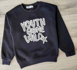 Реглан CMK Kids "Wilo" чорний, дівчинка 3-5-7-9-11 років